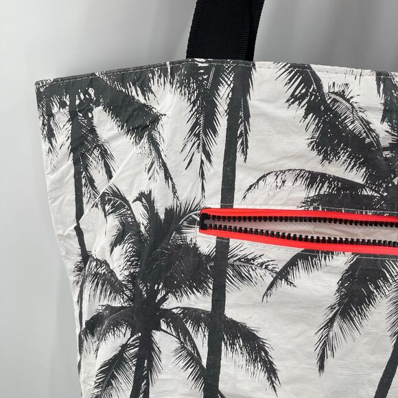 ALOHA COLLECTION Palm Trees Bag Black Wet/Dry Tyvek Neon Coral Kalapana Beach - Picture 7 of 16